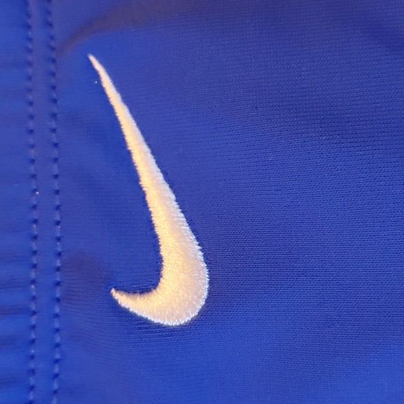 Nike Women`s Color Surge Powerback Tankini Swimsuit 2 Piece Set - Blue/Black - Picture 3 of 4